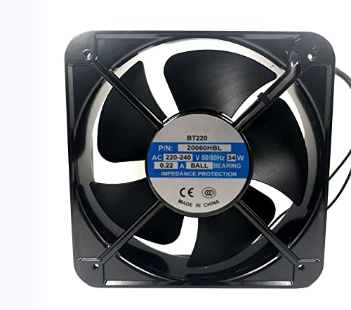 Ventilateur de refroidissement 220V 200x60mm pour armoire électrique active