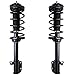 Detroit Axle - 2pc Rear Struts for 98-02 Subaru Forester, 2 Struts w/Coil Spring Assembly 1998 1999 2000 2001 2002 Replacement Suspension Quick Install Ready Struts Shocks Assembly