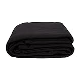 schalldämmend lightmaXX Bühnenmolton 3m Schwarz 300cm Breite, B-1, DIN 4102