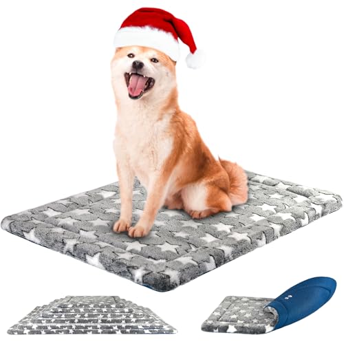 KROSER Cuscino per Cane da Interno Reversibile 91 cm,Elegante Lettino per Cani in Schiuma ad Alta Densità,Tappetino Letto Lavabile per Animali Domestici Adatto a Cani di Taglia Grande fino a 32 kg
