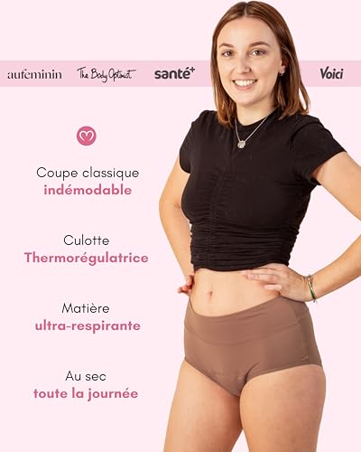 Culotte menstruelle réutilisable flux abondant protection hygiénique