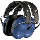 Vanderfields Hearing Protection Ear Muffs for Noise Reduction, 26dB Certified, Noise Cancelling Safety Ear Protection for Shooting, Adult Headphones for Lawn Mowing, DIY, Construction, Woodworking