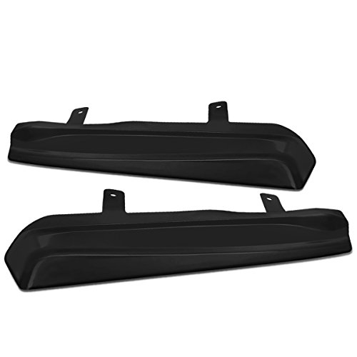 Auto Dynasty Compatible with VW Jetta MK4 Pair Durable ABS Unpainted Mean Look Upper Headlight Eyelids Eyebrows