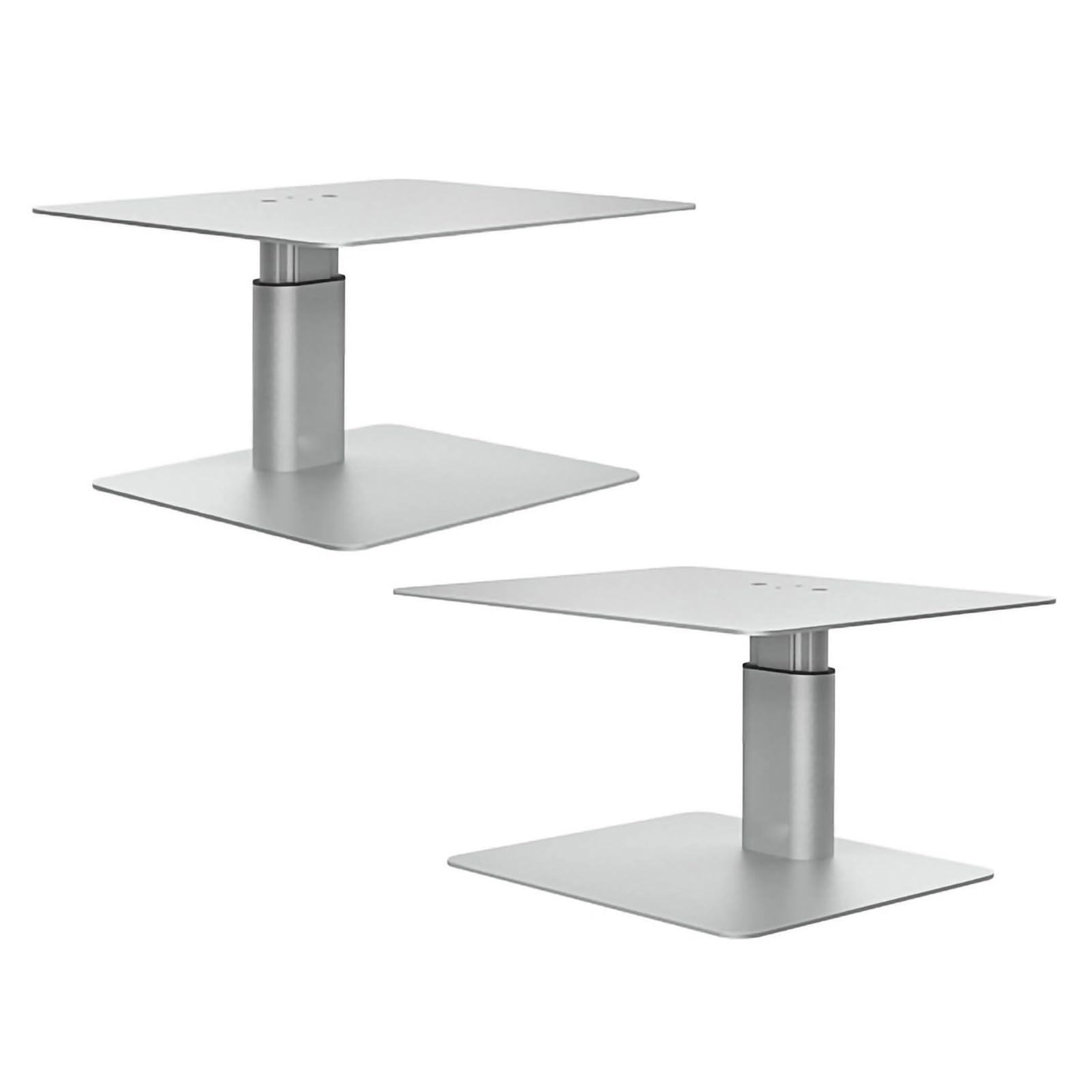 Generic Solidna, Ergonomiczna Podstawka Pod Monitor Komputerowy, Podstawka Pod Monitor o Regulowanej Wysokości łagodząca Ból Szyi i Ramion, Ergonomiczna Konstrukcja Zapewniająca Komfortowe (SILVER)