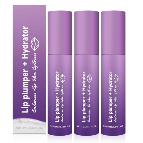 Bálsamo Labial Rellenador e Hidratante, Rellenador de Labios con Ácido Hialurónico, Brillo Labial Ligero e Hidratante, Alto Brillo, Hidratación Instantánea y Brillo Natural