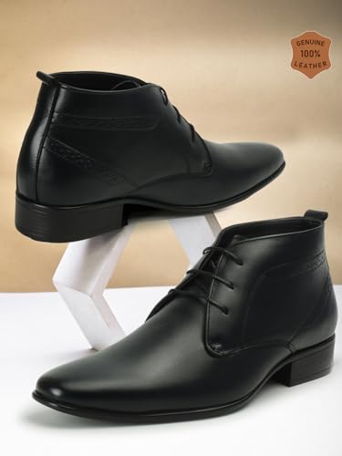 Image of Carlton London Men's Leather Lace-Up Chukka Boots
