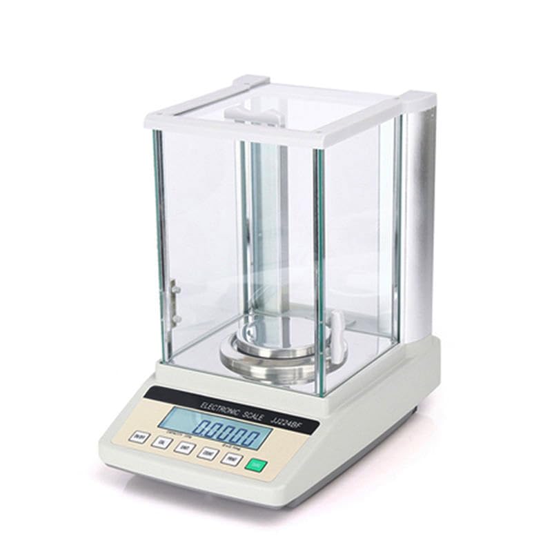 Digital Analytical Balance, 0.1mg precision,220gm capacity,Internal Calibration,0.0001gm, With Calibration Report, Laboratory & Research Grade-image-0