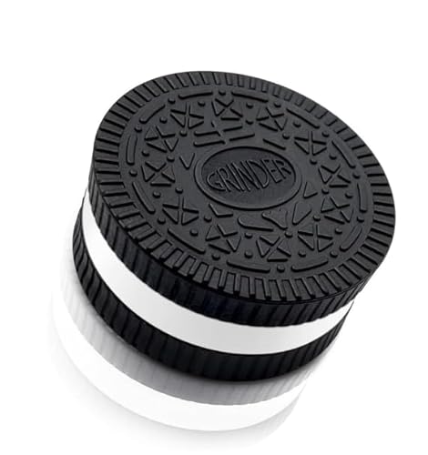 Bettecso Molinillo de Hierbas y Especias Galleta Cookie Spices Herb Bio Grinder con Forma de Galleta Or eo Biodegradable