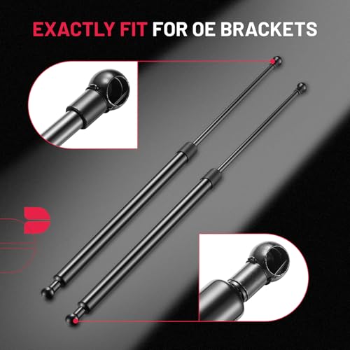 BDFHYK 4568 29.5inch 85lbs (380N) Gas Shocks Struts Lift Support for Tonneau Cover Truck Cover Pickup Topper DIY Builds Basement Trap Door TV Cabinet etc, Set of 2 by BDFHYK - Used condition - Image 4