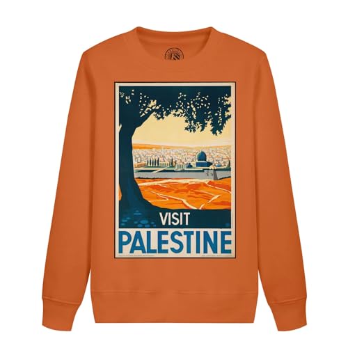 Sweatshirt Palestine enfant au style affiche poster vintage voyage art deco 30's