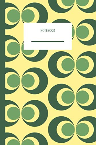 Notebook: 128 pages - Lined with side margin, notebook in a modern design, 6x9 inches (15.2 x 22.9cm; about A5 format). Softcover. Pocket-School Notebook, Diary, Journal, Copybook