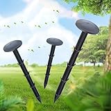 Gardez votre paysage sécurisé avec ces 40 piquets en plastique fiables...