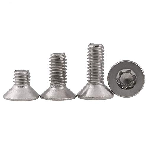 Vis taraudeuses M3 Torx tête plate en acier inoxydable 304 pour machine 40mm