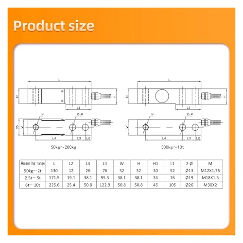 Mesure de force 300 kg fiable sans erreur d'affichage