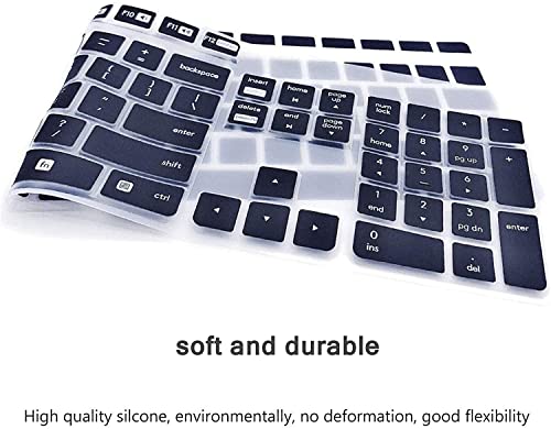 Image of iFyx Keyboard Cover Skin for Logitech Multi-Device Wireless Keyboard MK235 K375 K375S Cover Ultra Thin Protective Skin (Black)