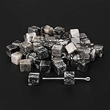 100 nuevo y de alta calidad Mode Kleuren 4mm/6mm/8mm Vierkante Kralen Cube Natuursteen Kralen DIY Handgemaakte Edelstenen Kralen Voor Sieraden Maken: