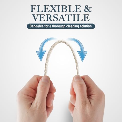 (200) Lova Pipe Cleaners Bulk (Hard Bristle) Easily Cleans, Glass Pipe Cleaner for Cleaning, Glass Pipes, Pipecleaners, Chenille Stems, (6 Inchs), 100% Cotton, Steel Wire, White - Image 7