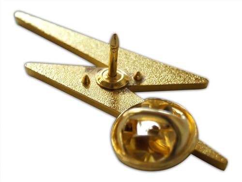 Image of Novel Merk Lightning Bolt - Electrician Lapel Pin, Hat Pin & Tie Tack Set - with Clutch Back