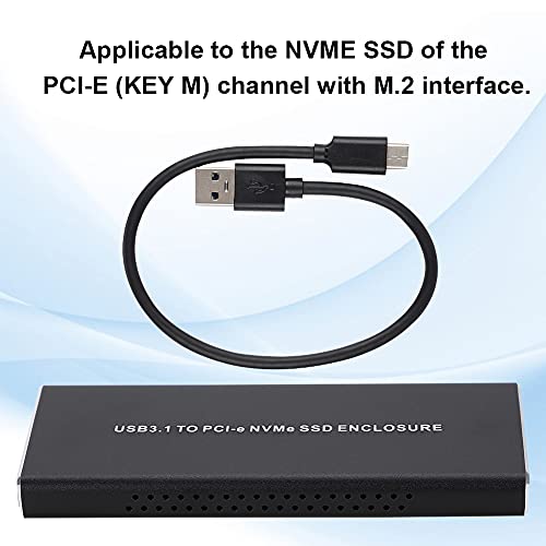 Caja Externa Metal M.2 NVME a USB 3.1 para SSD miniatura 4
