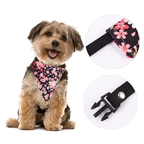 Ipetboom 6 Peças De Toalha Triangular Para Cães Pequenos Bandana Para Cachorros Bonitos Acessórios P
