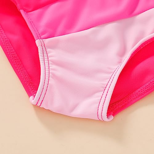 Image of YOUNGER TREE Toddler Baby Girls Summer Swimsuit Sleeveless Striped Swimwear Two-Piece Suit Beach Bikini
