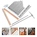 Kisangel Professional Kalimba Parts Steel Thumb Piano Accessories Sturdy Tuning Hammer for Keys Thumb Piano