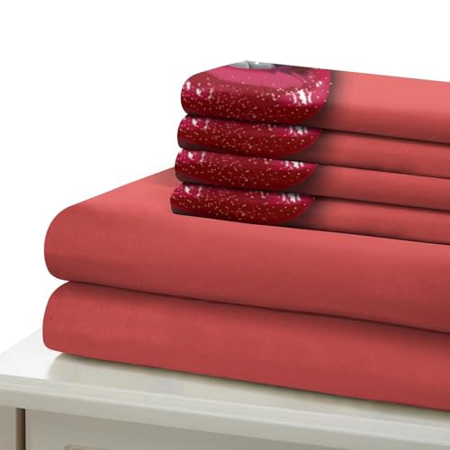 Housse de couette lion hypoallergénique en microfibre douce