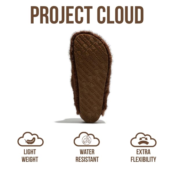 Image of Project Cloud Clogs for Women Footwear - Memory Foam and Non-Slip Platform Wedges Heels for Women Mules & Clogs 2026 - Comfortable Stylish Slip-On with Adjustable Straps (Rhona, Brown, 10)