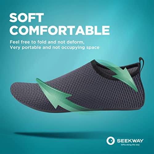 SEEKWAY Water Shoes Barefoot Aqua Socks Quick-Dry Non Slip Shoes for Beach Swim Pool River Boating Surf Women Men SK002 | Image 2