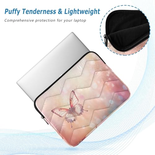 Funda para portátil de 13-14 pulgadas con diseño de mariposa impermeable miniatura 5
