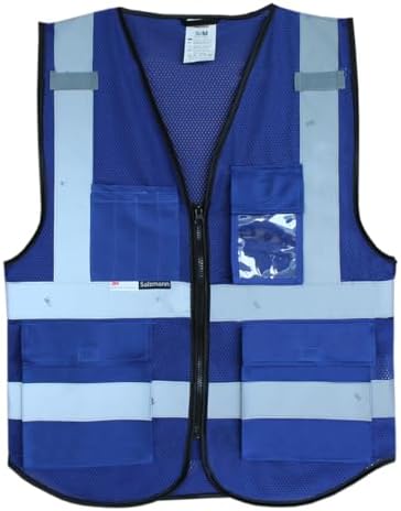 Salzmann Mesh Safety Vest | Hi Vis Reflective Vest | US ANSI/ISEA 107