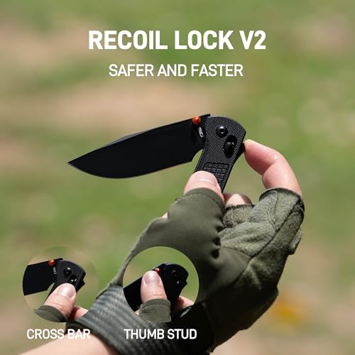 Image of CJRB Bolt EDC Knife, 3.25'' AR-RPM9 Steel Blade, Recoil Lock V2