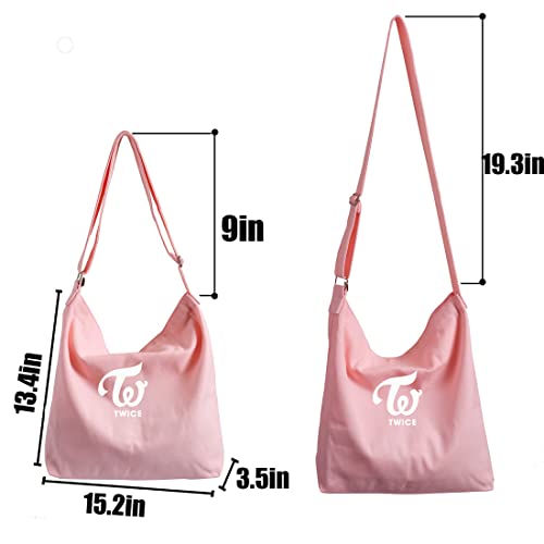 Bolso tote casual hobo crossbody de lona miniatura 5