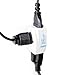 Ceptics India, Pakistan Travel Adapter - 5 Input with QC 3.1A Dual USB and USB-C - Ultra Compact - Light Weight - USA to Any Type D Countries Such as Bangladesh, Maldives and More (PTU-10), White
