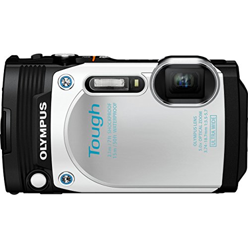 OM SYSTEM Olympus TG-870 Tough Waterproof Digital Camera (White)