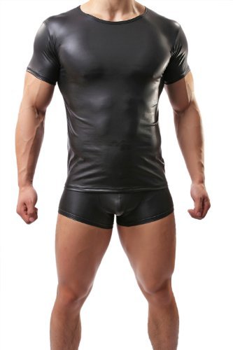 T-shirt homme noir uni idéal pour le bureau et les sorties