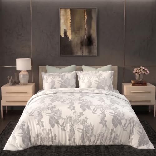Image of Bombay Dyeing King Size Bedsheet Set | 100% Cotton | 300 TC Premium Long Staple Cotton | Super Soft, Breathable & Fade Resistant | 1 Bedsheet + 2 Pillow Covers