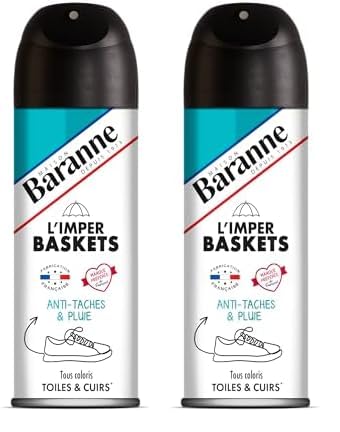 Baranne Imperméabilisant Baskets aérosol 200ml (Lot de 2)