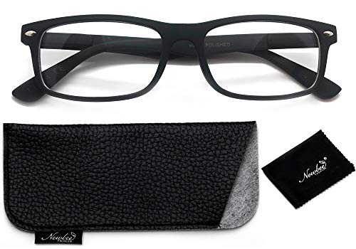 Image of Newbee Fashion-Clear Lense Glasses Men Women Fashion Clear Lens Glasses Frame Non Prescription Rectangular Frame