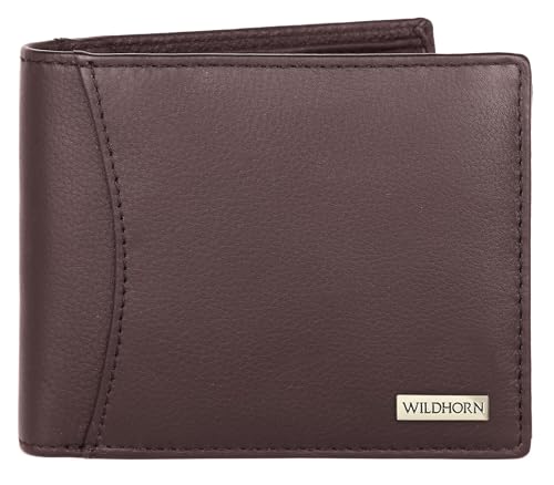 Image of WildHorn Rfid Protected Leather Wallet For Men, Brown