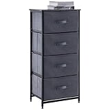 YOUDENOVA 4 Drawer Dresser for Clothes Organizer,Small Dressers for Bedroom, Closet Organizers and S