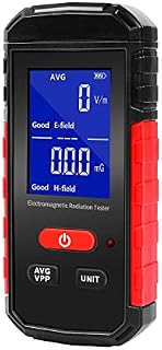 EMF Meter, Electromagnetic Radiation Detector, Rechargeable Digital EMF Tester, Electric/Magnetic Field Meter for Home Inspections, Office, Outdoor and Ghost Hunting