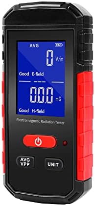EMF Meter, Electromagnetic Radiation Detector, Rechargeable Digital EMF Tester, Electric/Magnetic Field Meter for Home Inspections, Office, Outdoor and Ghost Hunting