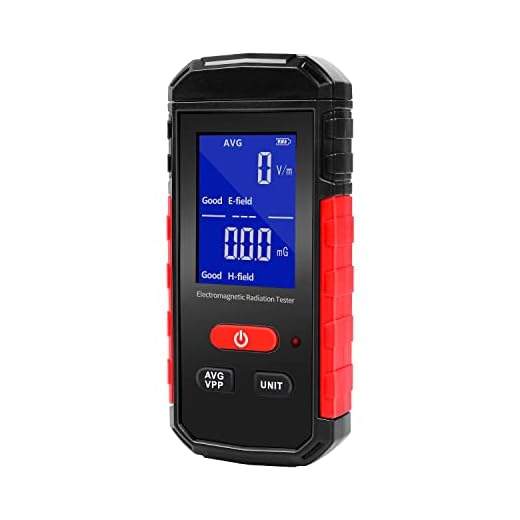 EMF Meter, Electromagnetic Radiation Detector, Rechargeable Digital EMF Tester, Electric/Magnetic Field Meter for Home Inspections, Office, Outdoor and Ghost Hunting