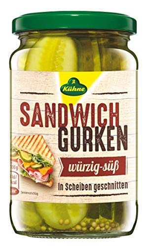 Kühne Sandwich Gurken, 330g