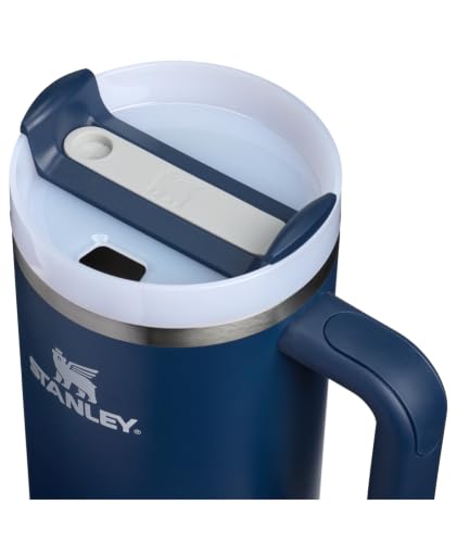 Image of STANLEY Quencher H2.0 Tumbler with Handle and Straw 40 oz | Flowstate 3-Position Lid | Cup Holder Compatible for Travel | Insulated Stainless Steel Cup | BPA-Free | Dark Navy