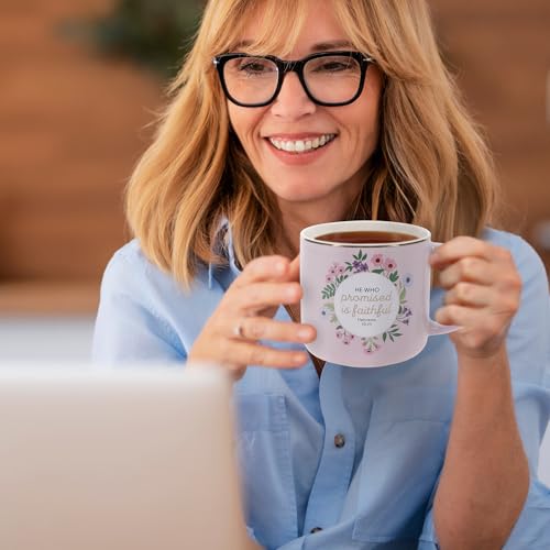 Image of Christian Art Gifts Inspirational Scripture Ceramic Coffee Mug for Women