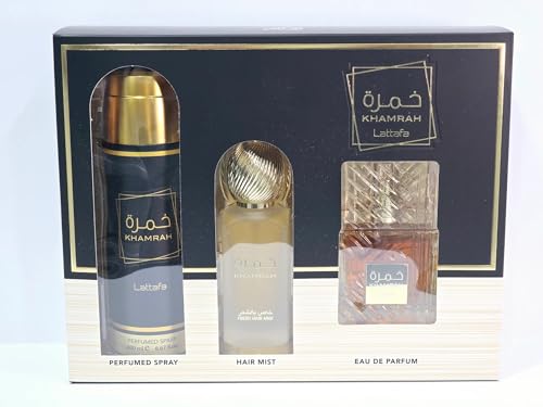 Lattafa Khamrah 3 Pcs Gift Set - Image 5