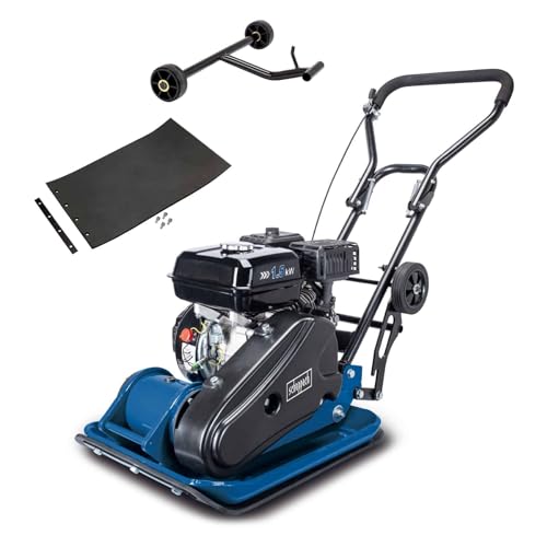 Plaque vibrante thermique 8200N compacteur de sol Scheppach HP1400S 25cm profondeur