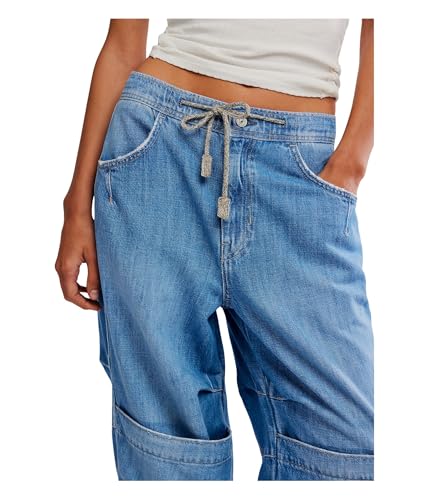 Free People Women's We The Free Logan Cinched Cargo Jeans4